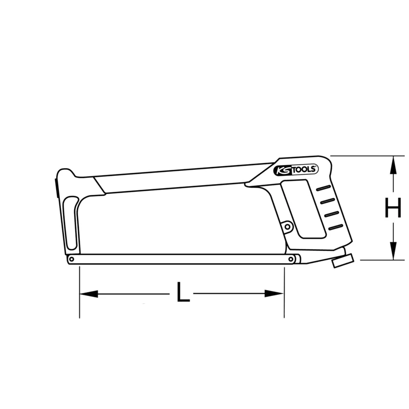 KS Tools - 9072110 - Hacksaw Frame, 300mm