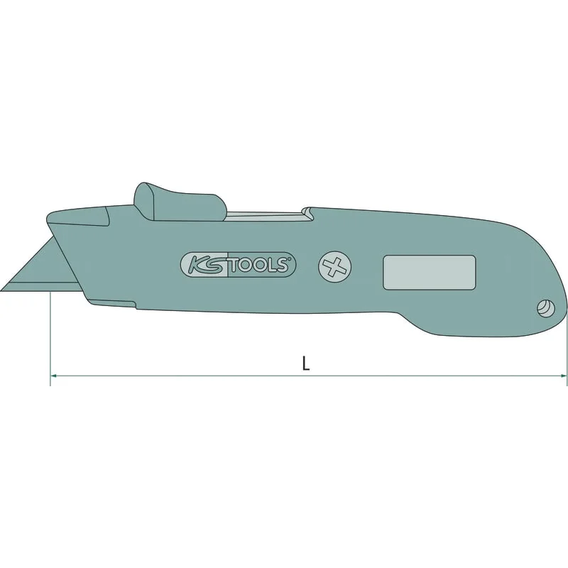 KS Tools - 9072140 - Professional Universal Safety Knife, 145