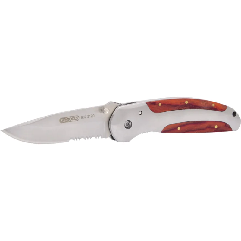 KS Tools - 9072190 - Folding Knife With Locking Mechanism, 220.0mm