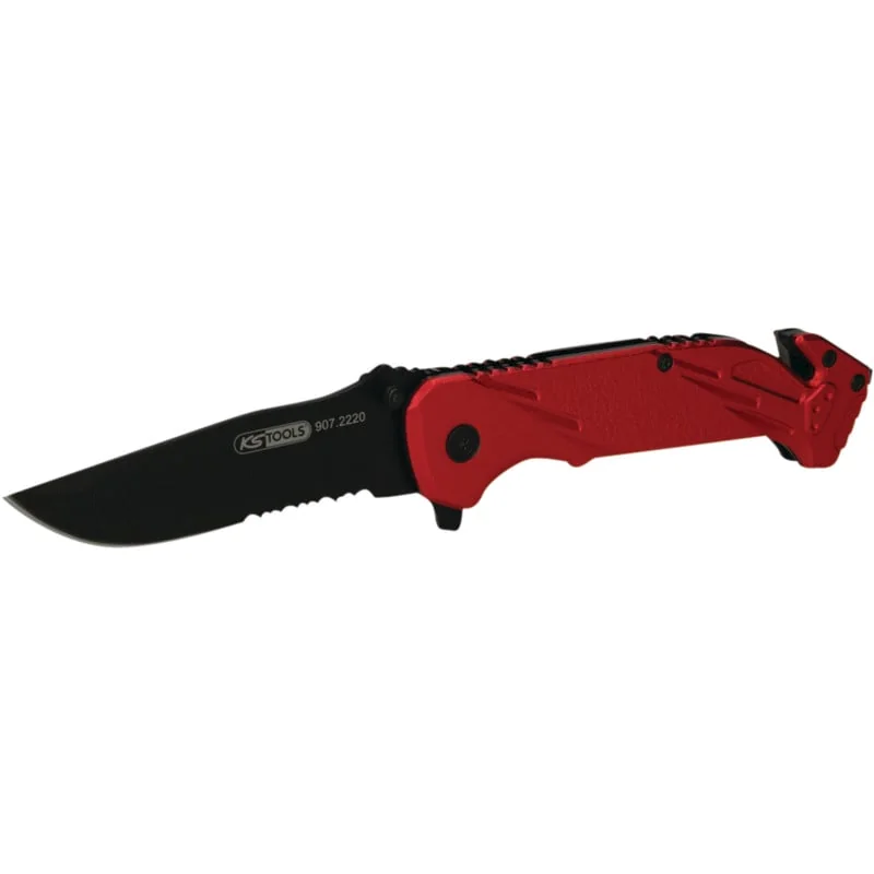 KS Tools - 9072220 - Folding Knife With Lock And Belt Cutter