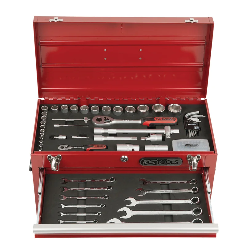 KS Tools - 9110100 - Uni Tool Set, 100pcs, 1/4 Inch + 1/2 Inch