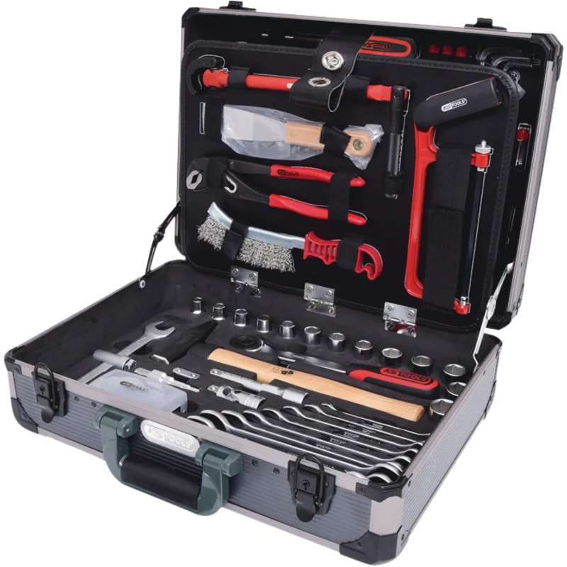 KS Tools - 9110695 - 1/4 Inch + 1/2 Inch Plumbing Tool Case, 95-Pcs.
