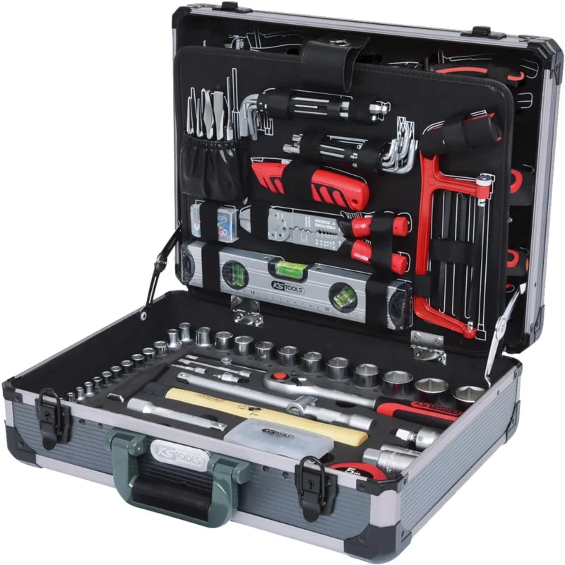 KS Tools - 9110727 - 1/4 Inch+1/2 Inch Tool Set, 127 Pcs.