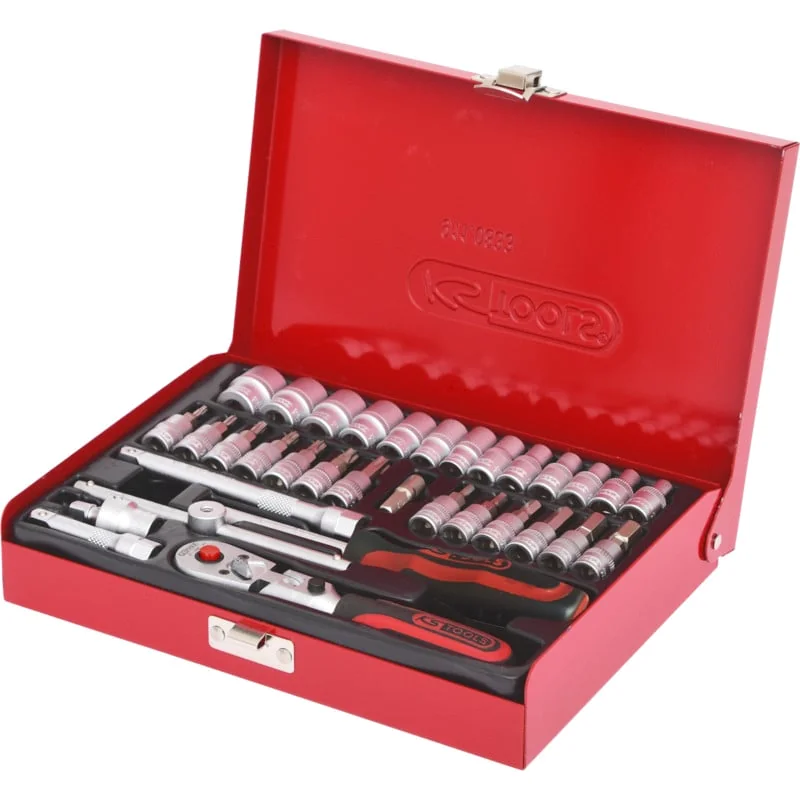 KS Tools - 9110833 - 1/4 Inch SUPERLOCK Socket Wrench Set, 33 Pcs