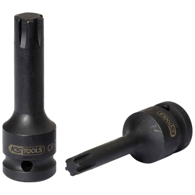 KS Tools - 9110942 - Impact Socket Ribe Long, 1/2 Inch, M13