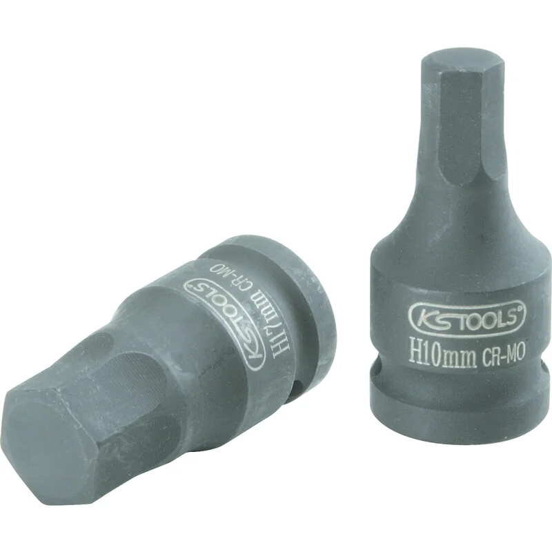 KS Tools - 9110994 - 1/2 Inch Power Bit Socket Hexagonal, Short, 5/8