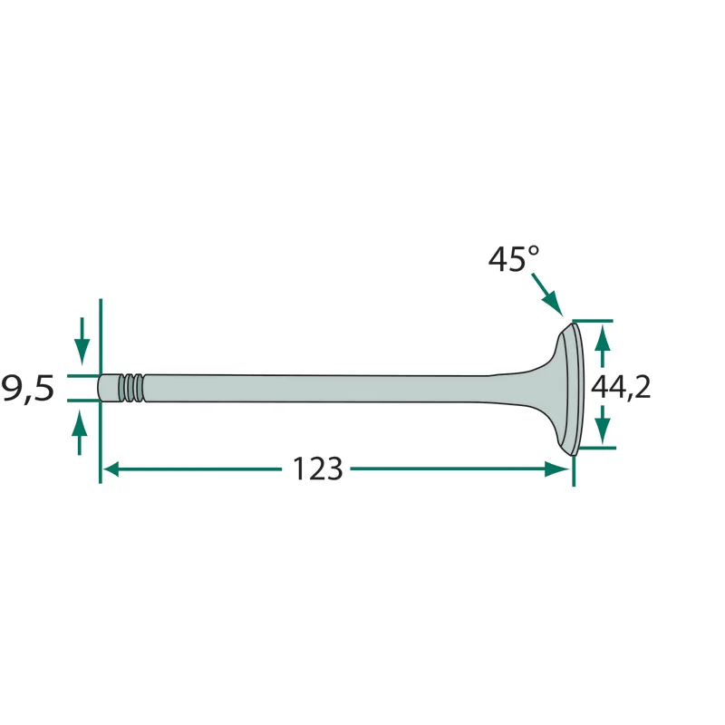 Perkins - 31431315 - Intake Valve