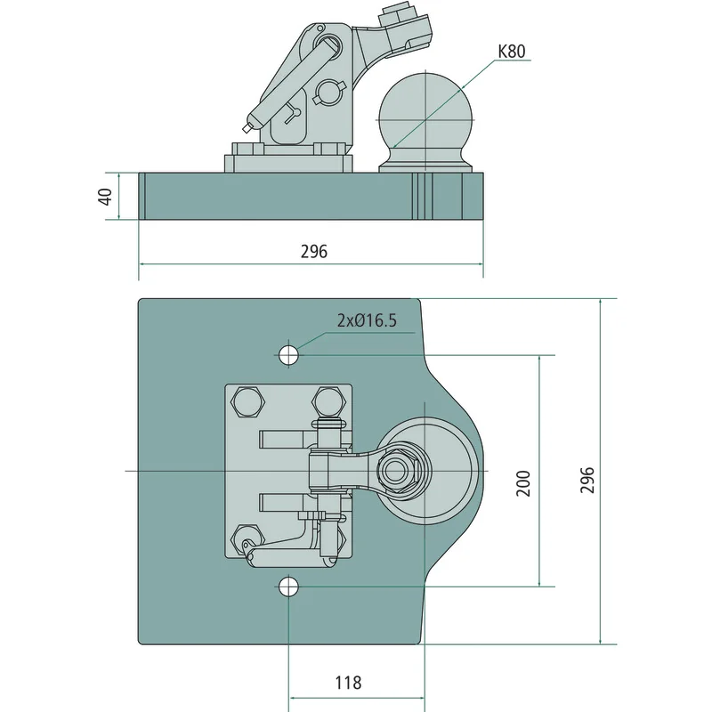 Scharmüller - 009609110A01 - Support Plate