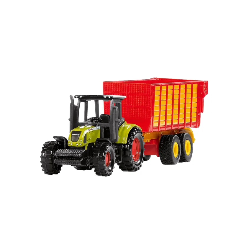 Siku - 1650 - Tractor With Silage Trailer