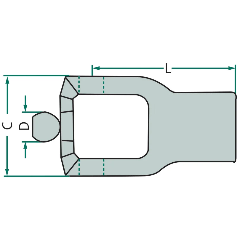 Weasler - 428421121 - Quick-Release Clevis