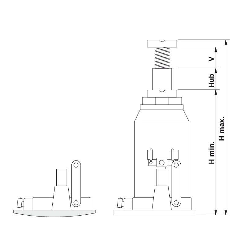AC Hydraulic - A2-170 - Hydraulic jack