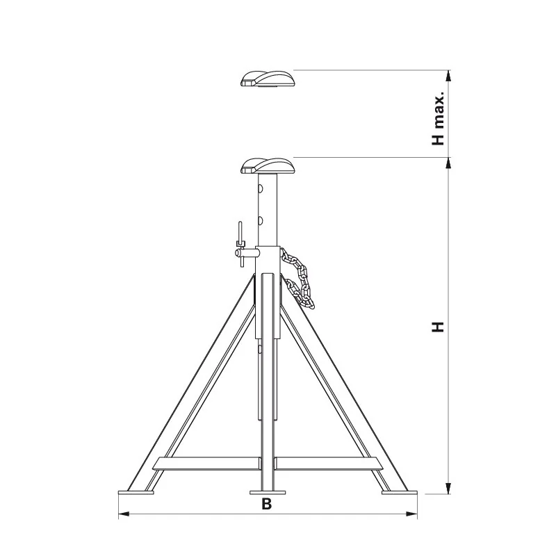 AC Hydraulic - AB5-365 - Jack Stand