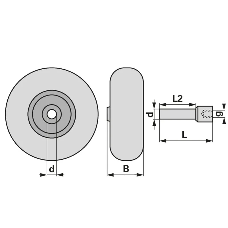 AC Hydraulic - G4 - Pneumatic rubber wheels