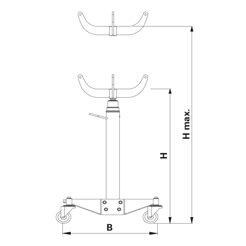 AC Hydraulic - VLT12 - Hydraulic transmission jack