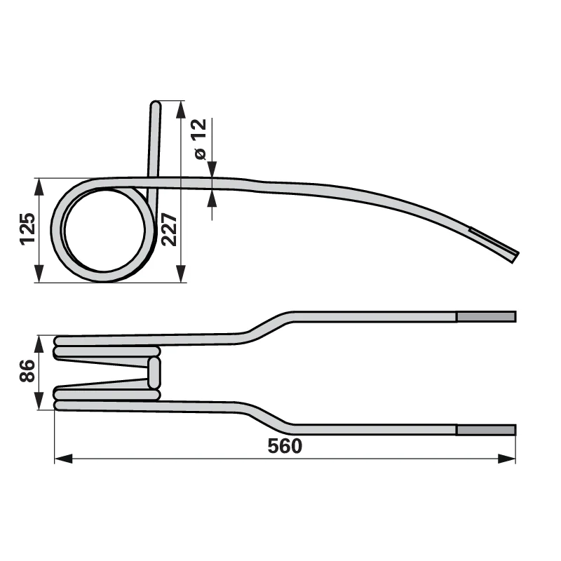 Agricarb - 445067 - Seed harrow tine