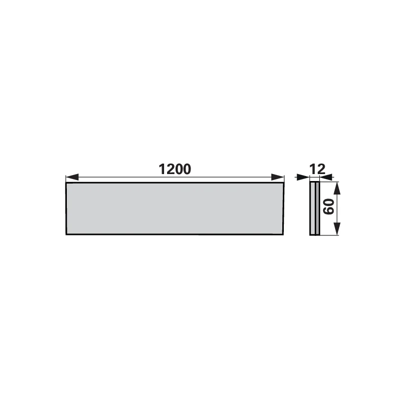 Agricarb - BRC12060 - Wear plate