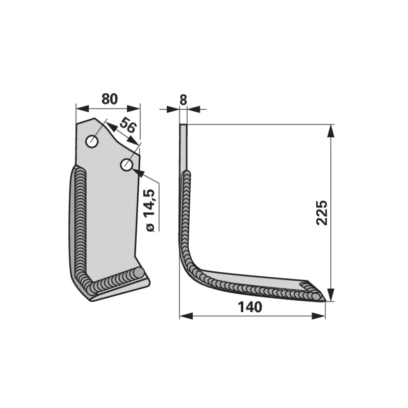 Agricarb - M01110426 - Curved knife