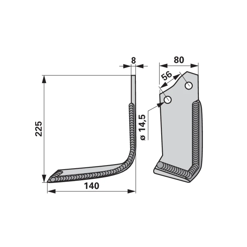 Agricarb - M01110427 - Curved knife