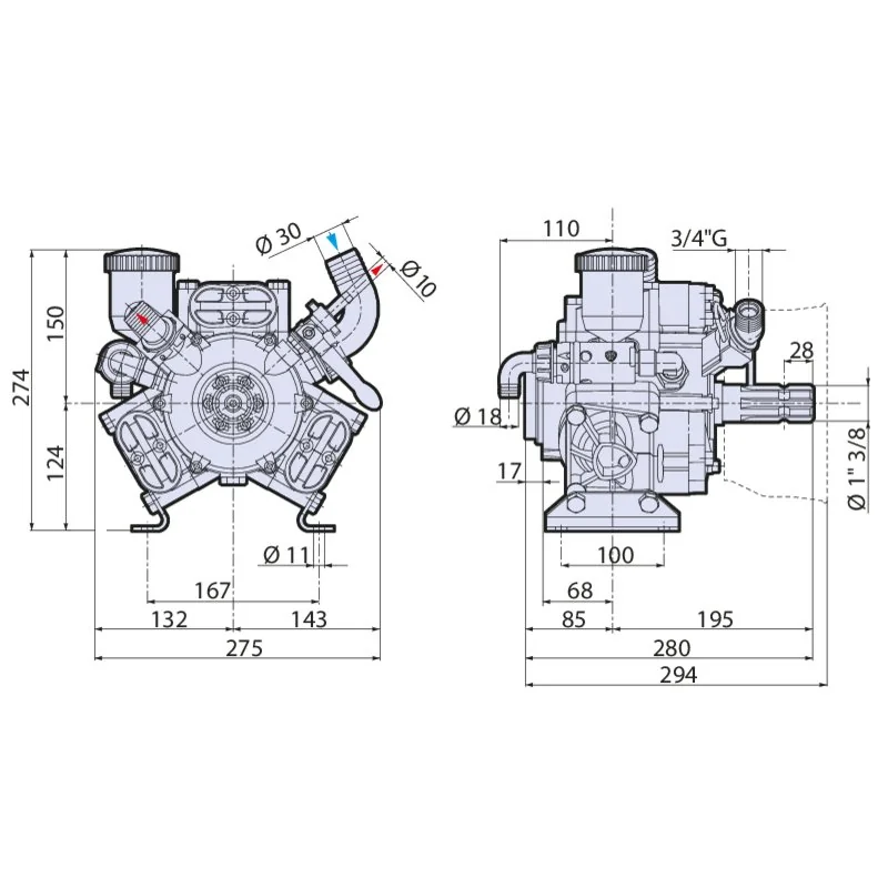 Annovi Reverberi - AR 503 SP - Piston Diaphragm Pump