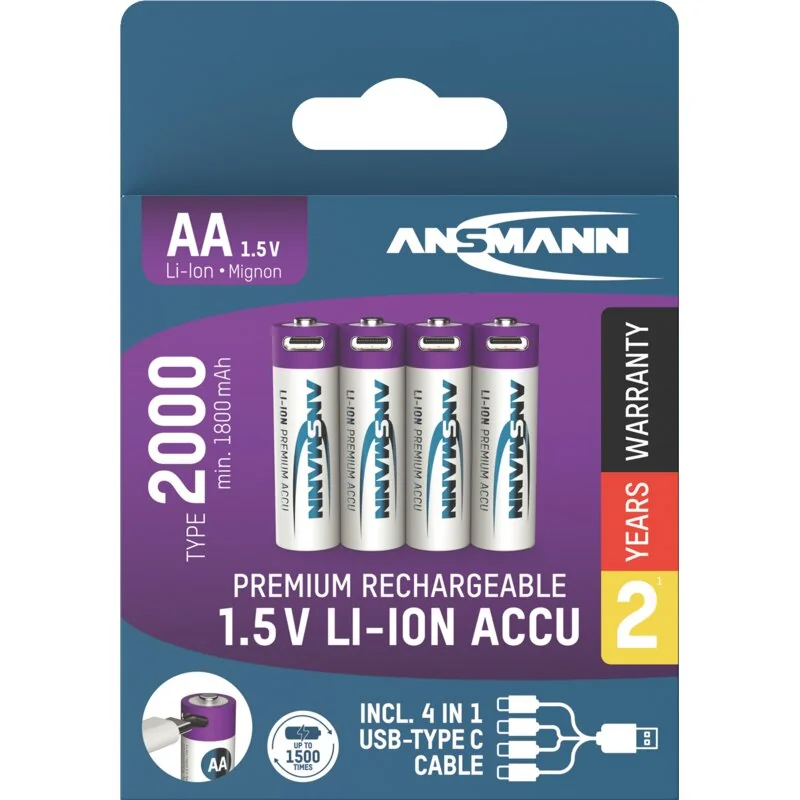Ansmann - 2000mAh - Battery