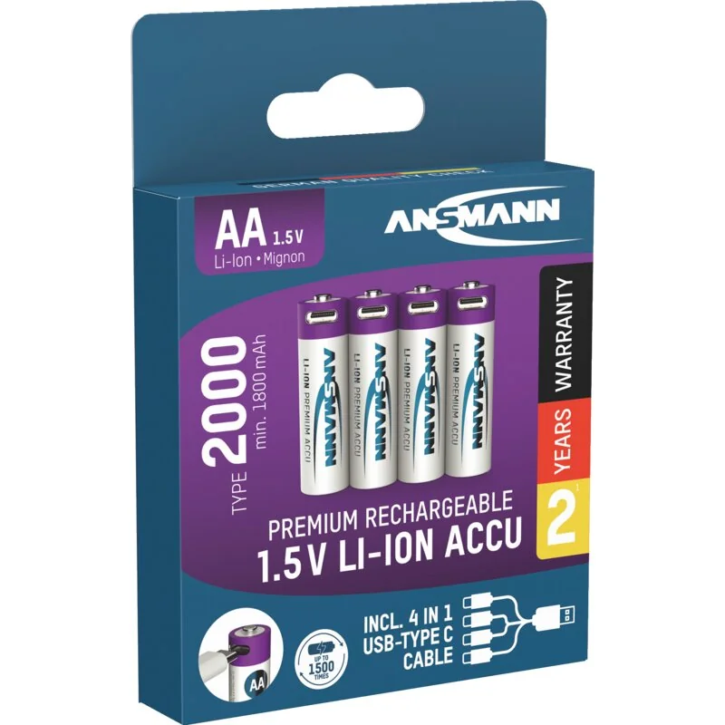 Ansmann - 2000mAh - Battery