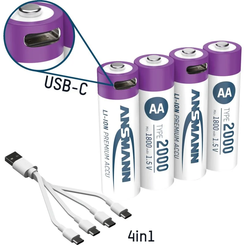 Ansmann - 2000mAh - Battery