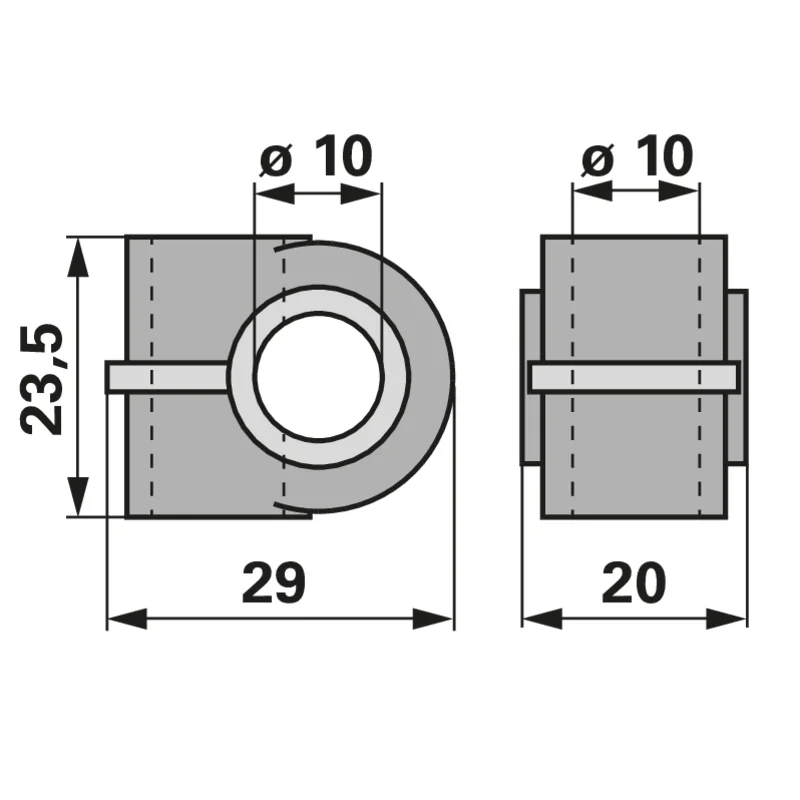 BCS - 552.42528.5 - Gear lever bearing