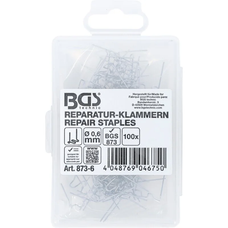 BGS - 00986608 - Repair clips (Pack of 100)