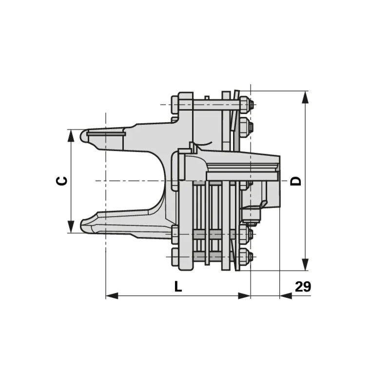 Bondioli Pavesi - 661M60304R - Friction disc clutch