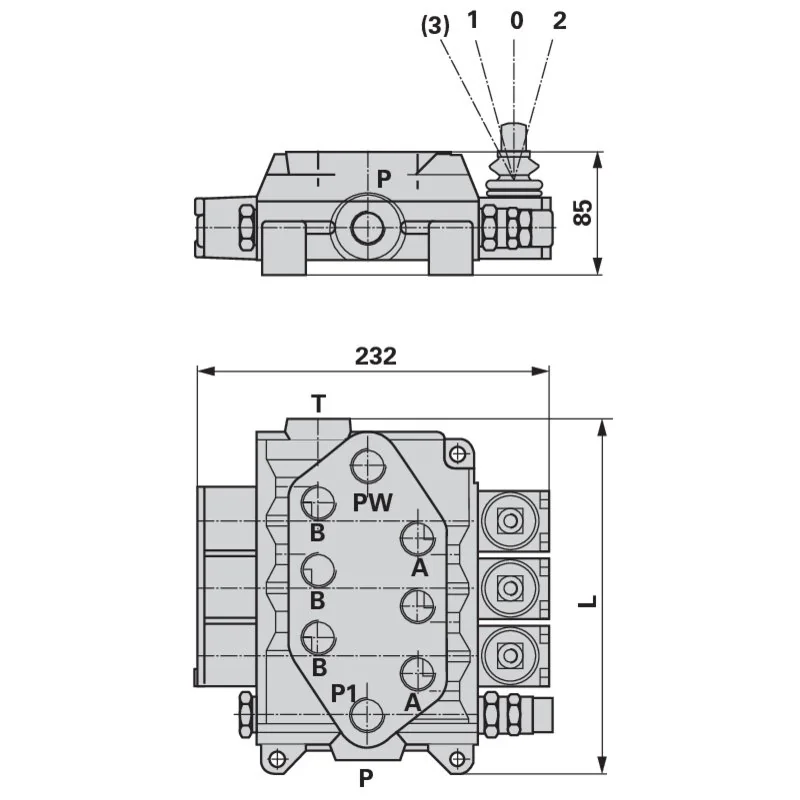 Bondioli Pavesi - DN85/2 - Monoblock Valve