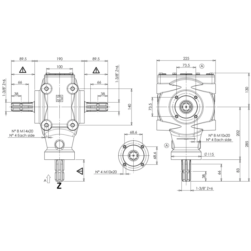 Bondioli Pavesi - S2071310G111 - T-Gearbox