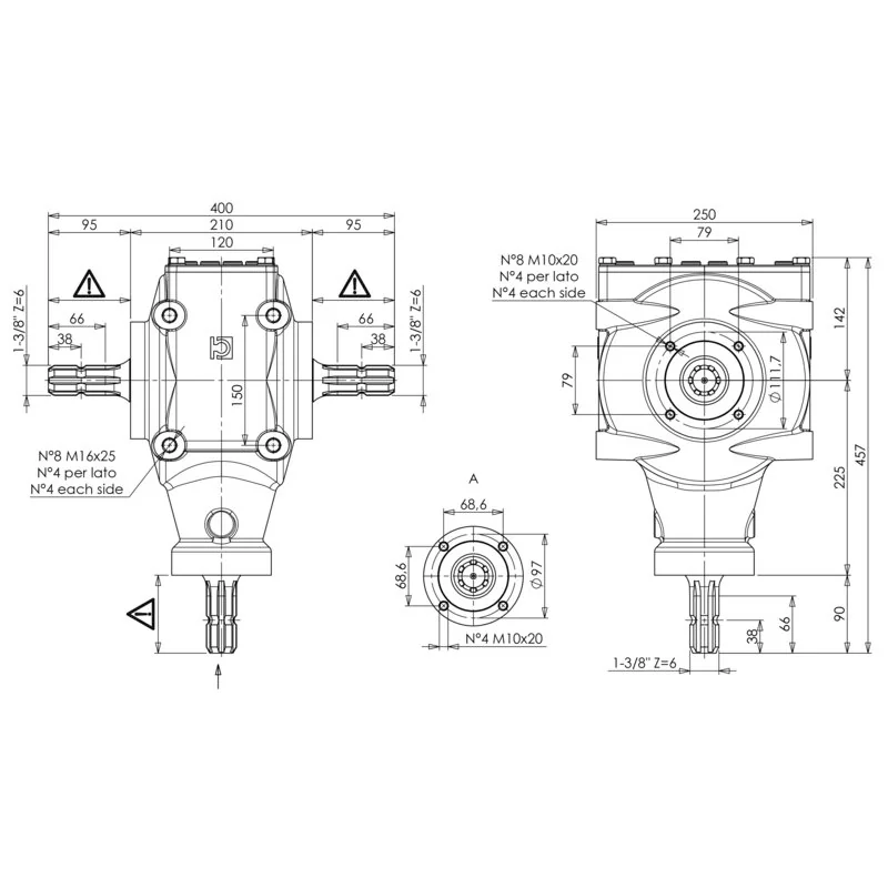 Bondioli Pavesi - S2081310G111 - T-Gearbox