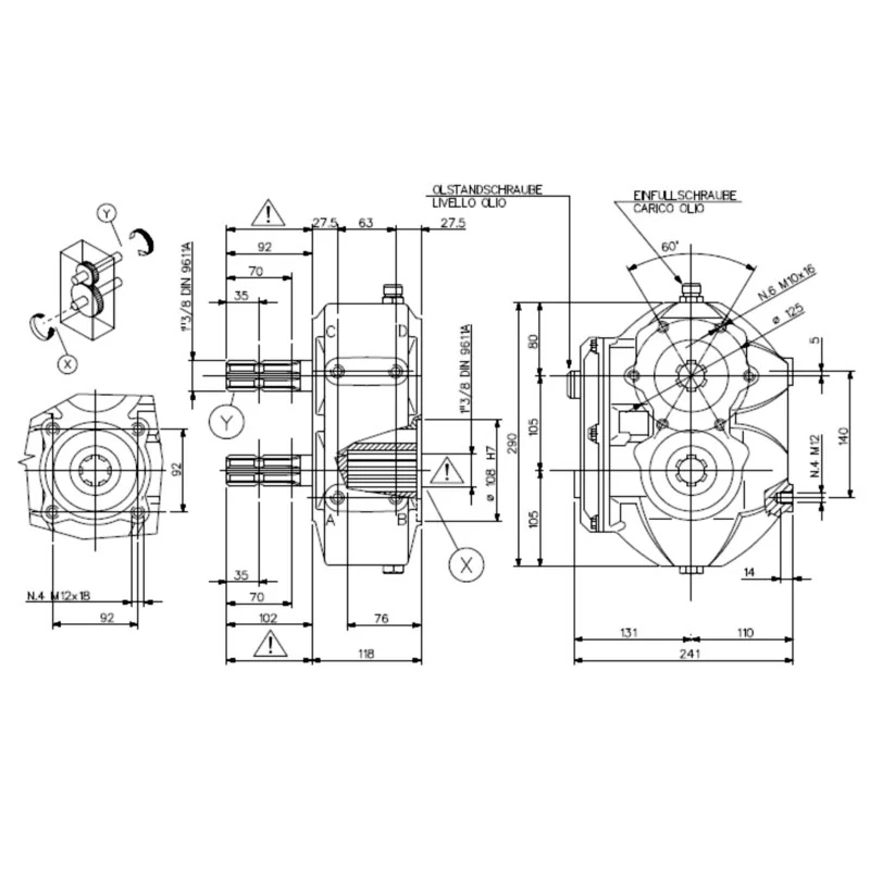 Bondioli Pavesi - ZBMS6005300010 - Spur gear drive