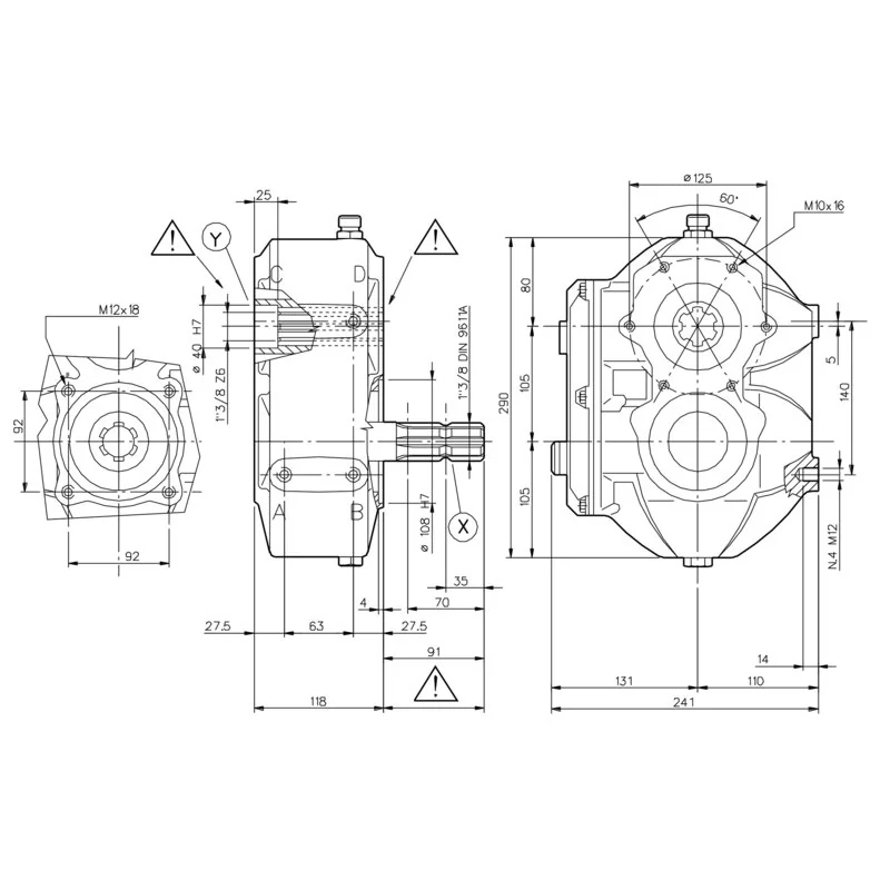 Bondioli Pavesi - ZBMS6005307019 - Spur gear drive