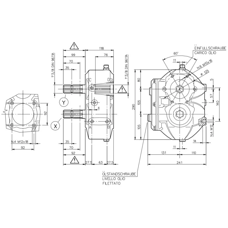 Bondioli Pavesi - ZBMS6005435019 - Spur gear drive