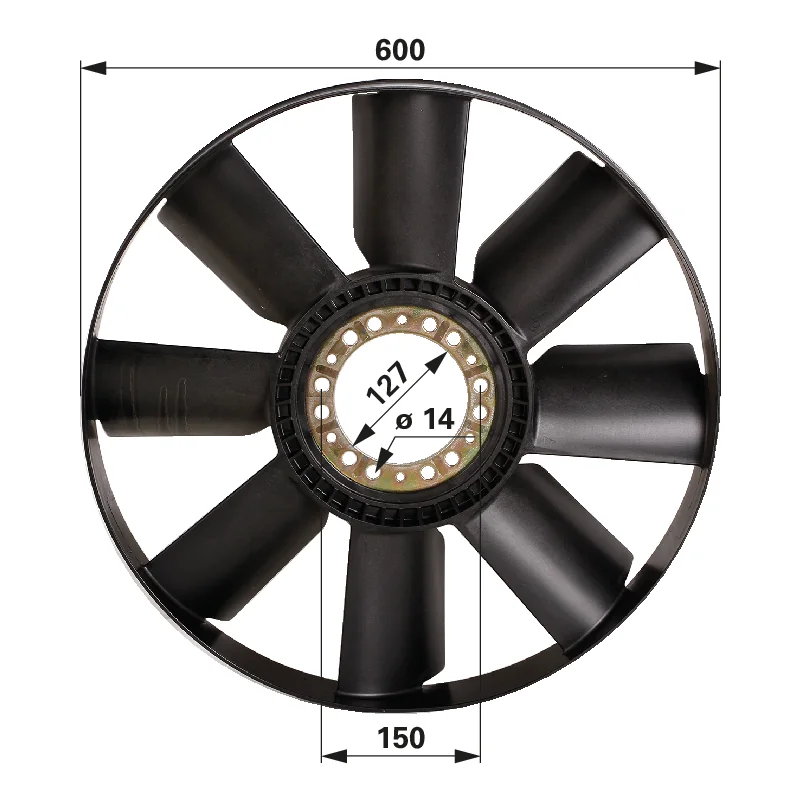 BORGWARNER - AL160126 - Fan blade
