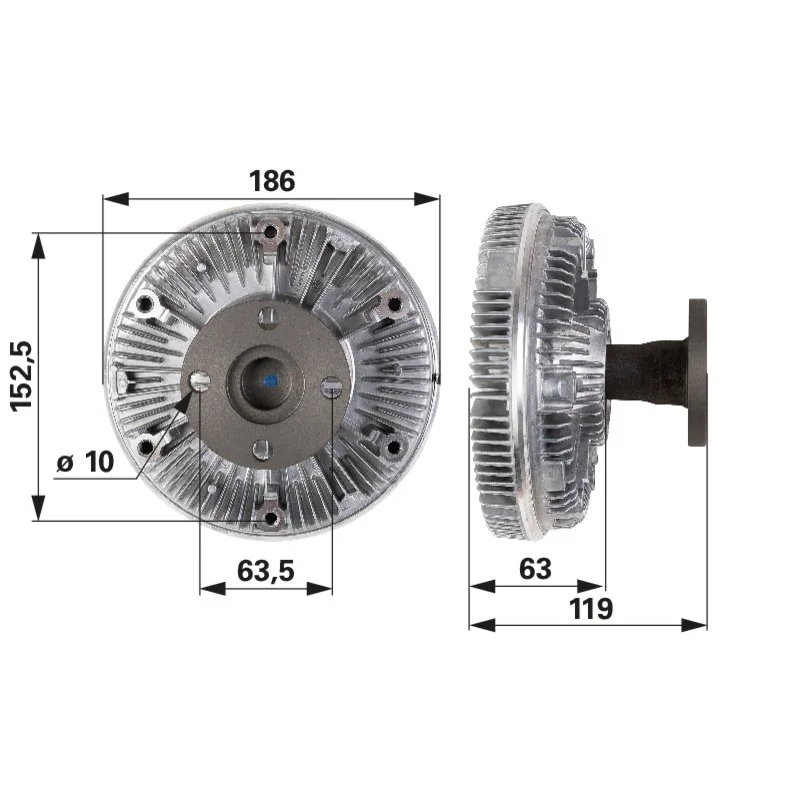BORGWARNER - AL213598 - Fan clutch