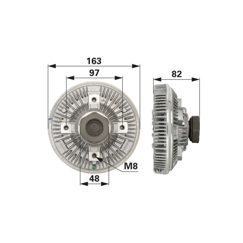 BORGWARNER - G260200040100 - Fan clutch