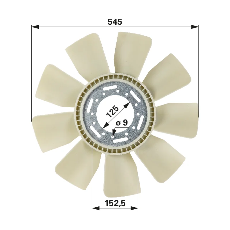 BORGWARNER - H816200040010 - Fan blade