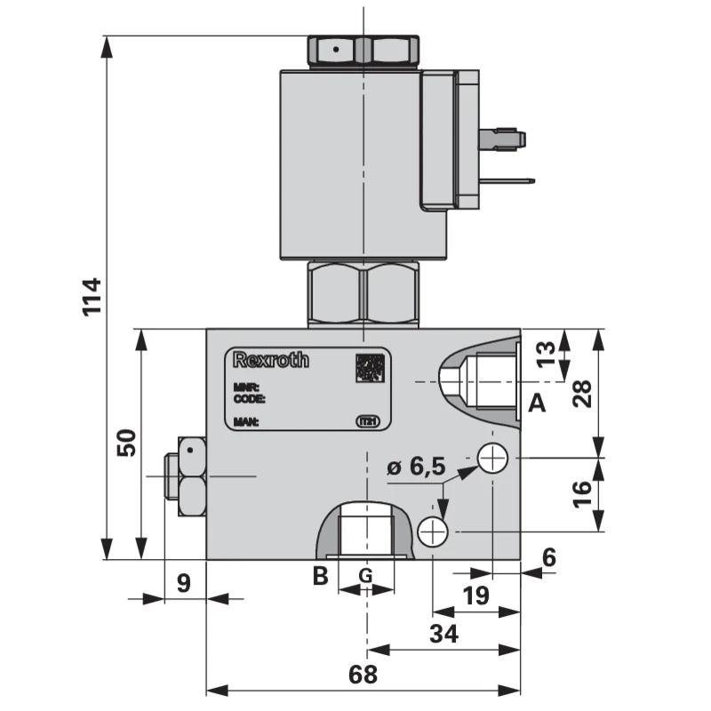 Bosch Rexroth - R930087079 - Seat Valve