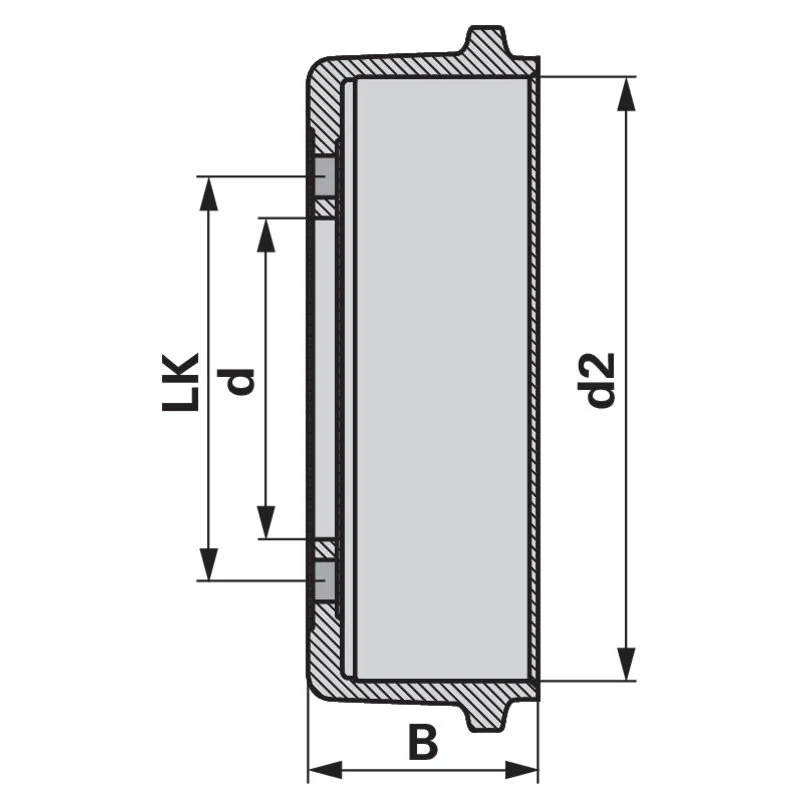 BPW - 03.106.25.19.0 - Brake drum