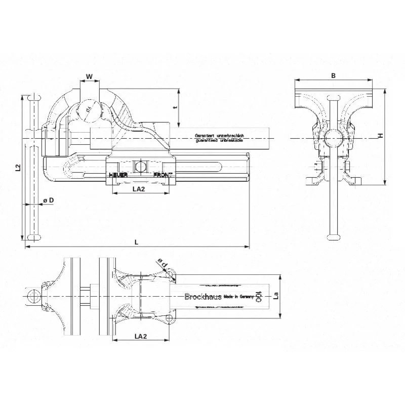 Brockhaus Heuer - HE 100140 - Vise