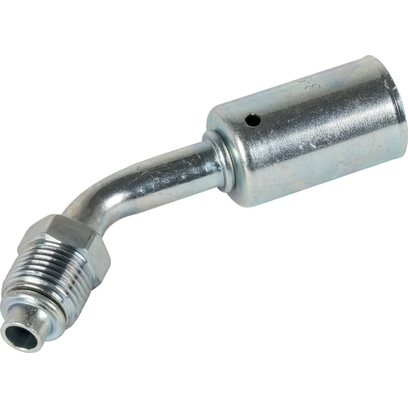 Burgaflex - 52215-06-06S - Threaded stud KL ORS, 45°, DN08, 5/8-18