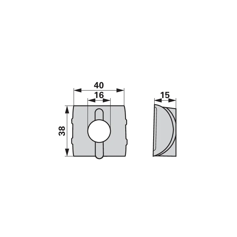 Claas - 0009565130 - Clamping piece