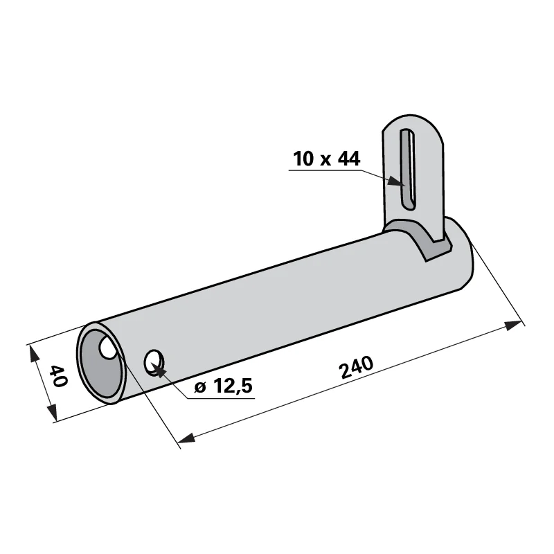 Deutz Fahr - 1662 1256.86 - Bearing Tube