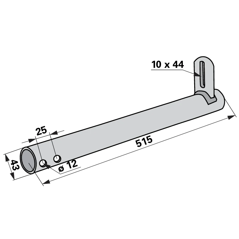 Deutz Fahr - 1662 2749.86 - Bearing Tube