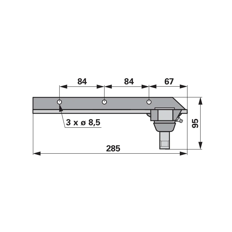 ESM - 247.5430 - Bottom Blade Head