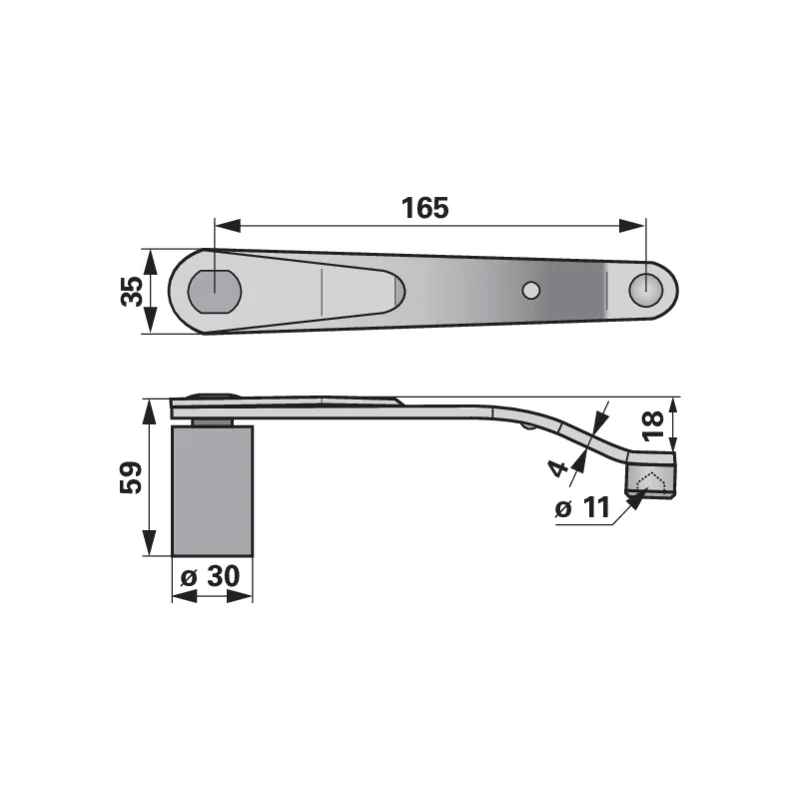 ESM - 267.4610 - Knife guide arm