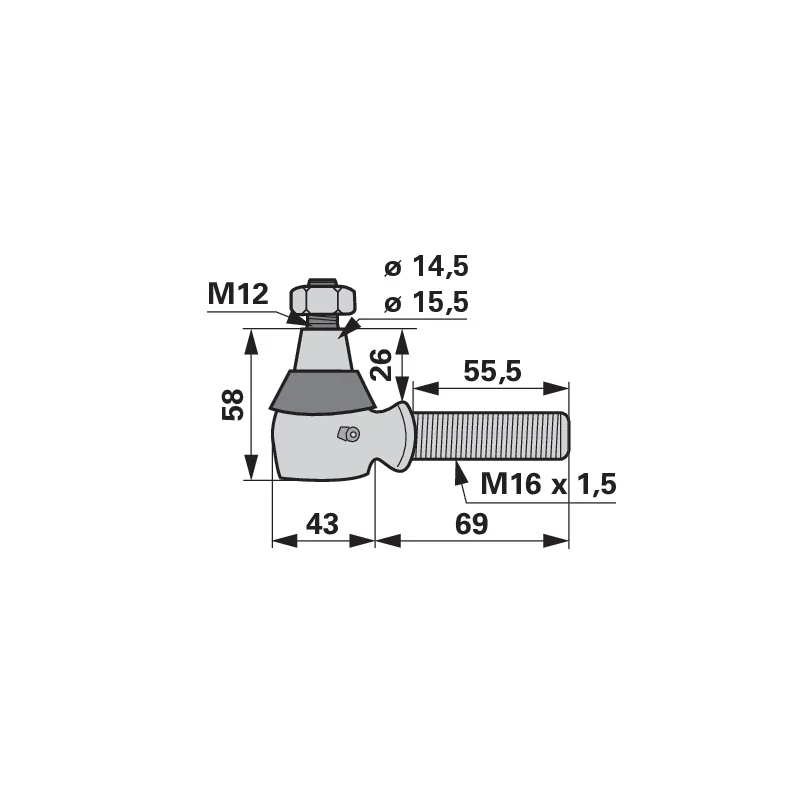 ESM - 289.0250 - Ball joint