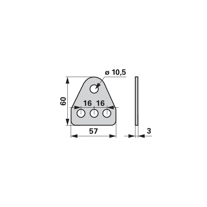 ESM - 321.5020 - Spacer plate